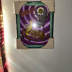 Scooby-Doo Purple Art Glass